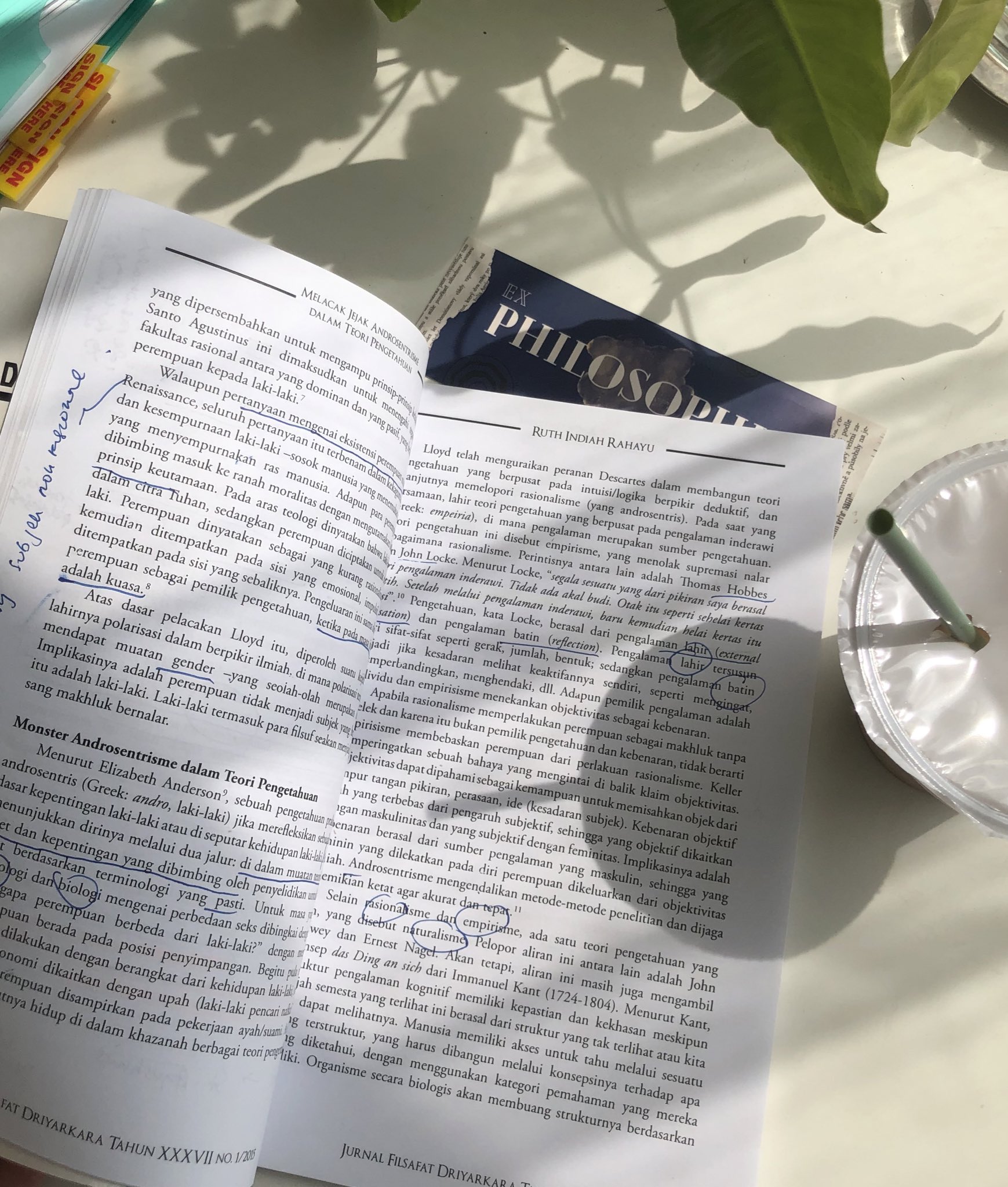 Tentang Jejak Androsentris dalam Teori Pengetahuan [membaca tulisan Ruth Indiah Rahayu]
